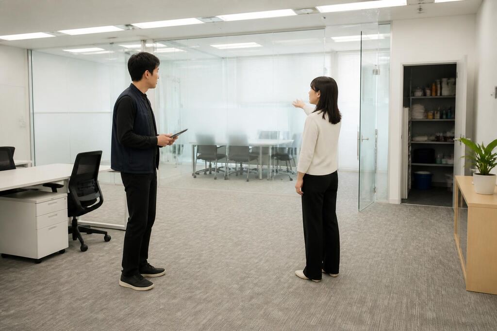 서울 서대문구 지식산업센터청소 작업 범위와 현장 조건 이미지