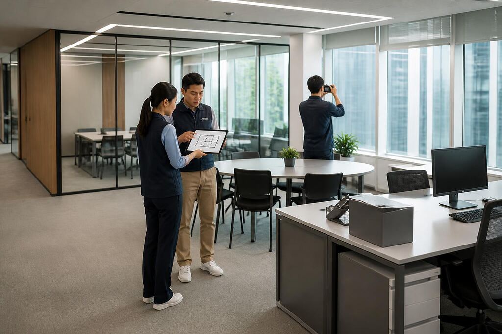 서울 강남구 지식산업센터청소 작업 범위와 현장 조건 이미지
