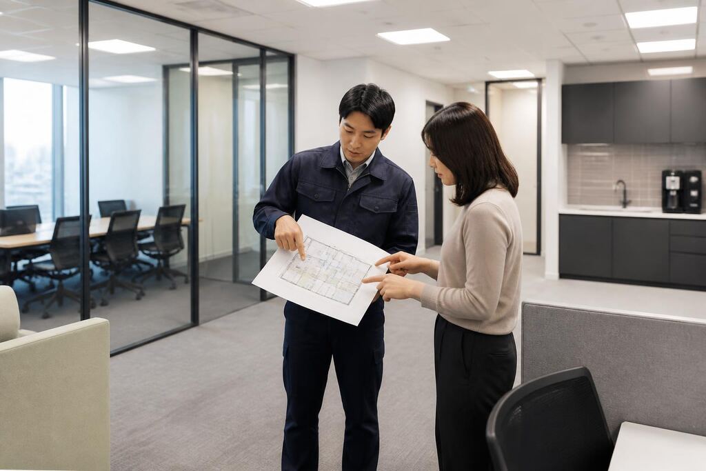 서울 노원구 사무실청소 작업 범위와 현장 조건 이미지