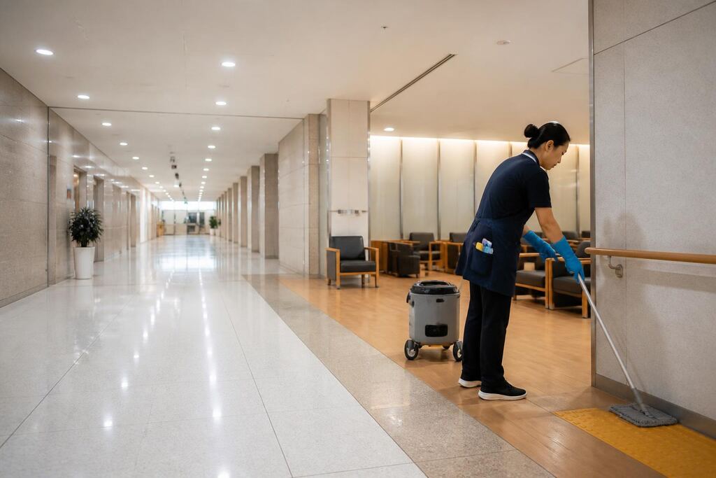 서울 마포구 관공서청소 작업 범위와 현장 조건 이미지