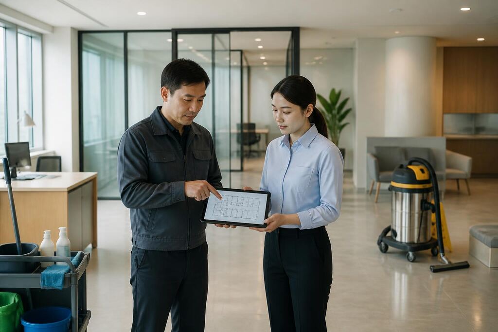 서울 도봉구 사업장 정기청소 이미지