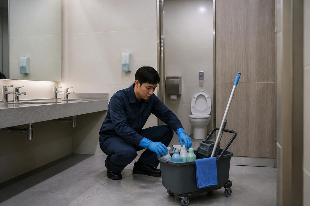 서울 용산구 화장실청소 이미지