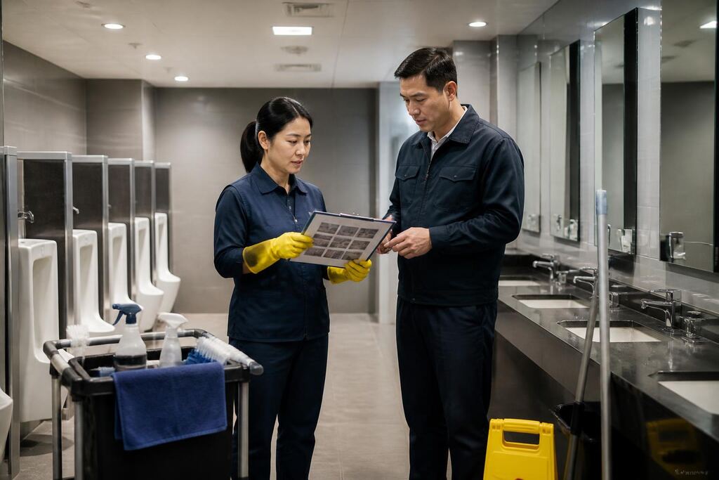 서울 노원구 화장실청소 작업 범위와 현장 조건 이미지