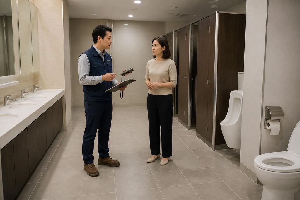서울 서대문구 화장실청소 작업 범위와 현장 조건 이미지