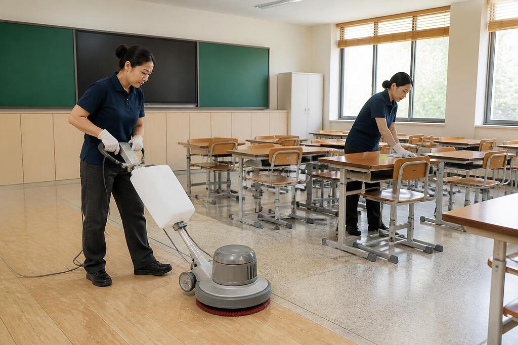 서울 중구 학교청소 작업 범위와 현장 조건 이미지