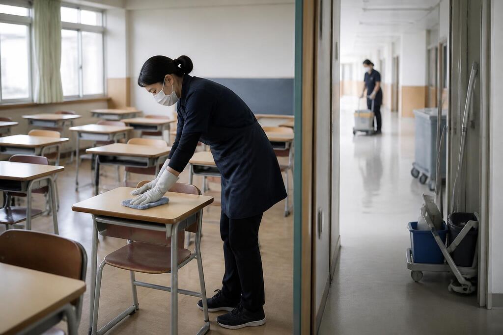 서울 성동구 학교청소 작업 범위와 현장 조건 이미지
