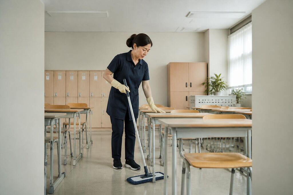 서울 광진구 학교청소 이미지