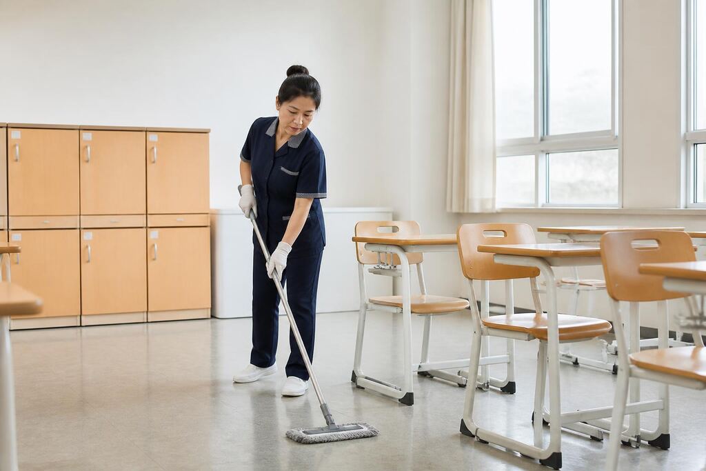 서울 도봉구 학교청소 이미지