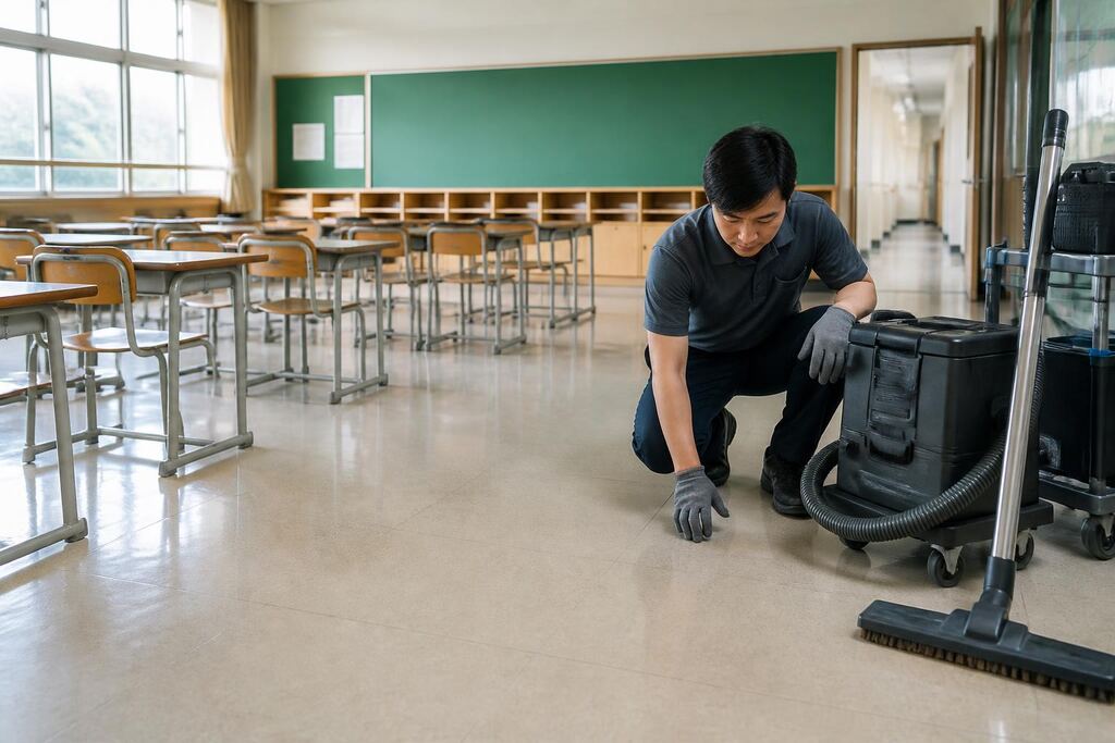 서울 노원구 학교청소 작업 범위와 현장 조건 이미지
