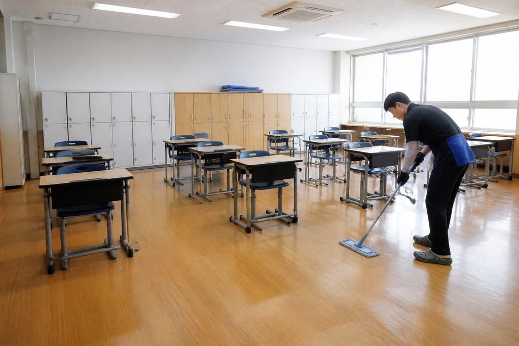 서울 관악구 학교청소 작업 범위와 현장 조건 이미지