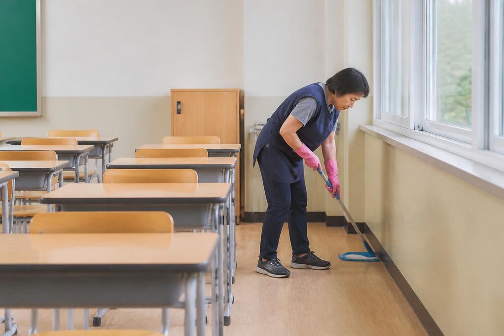서울 송파구 학교청소 작업 범위와 현장 조건 이미지