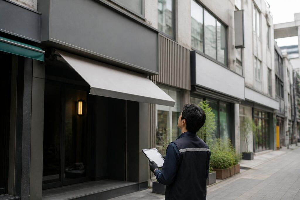 서울 성동구 간판청소 작업 범위와 현장 조건 이미지