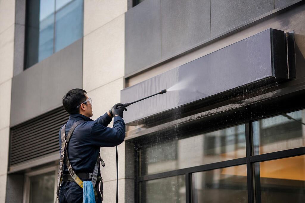 서울 강서구 간판청소 이미지