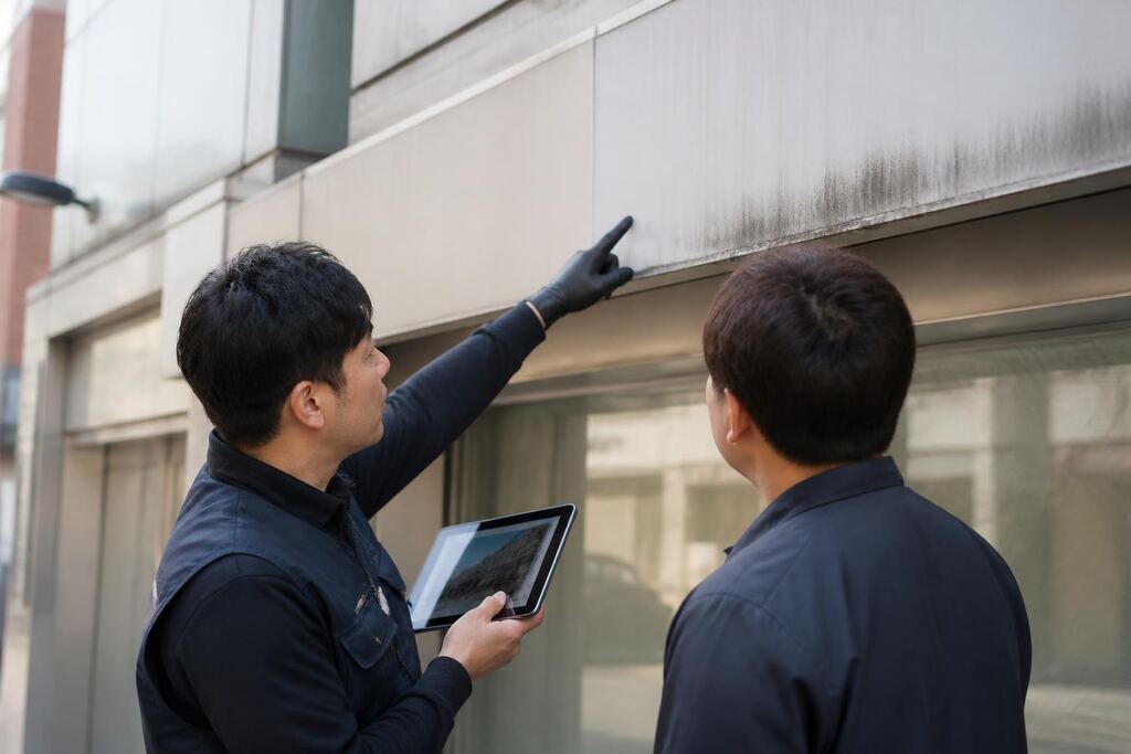 서울 서초구 간판청소 작업 범위와 현장 조건 이미지