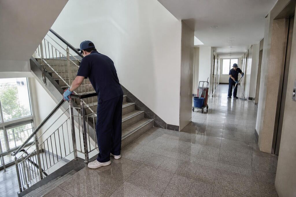 서울 용산구 계단청소 작업 범위와 현장 조건 이미지