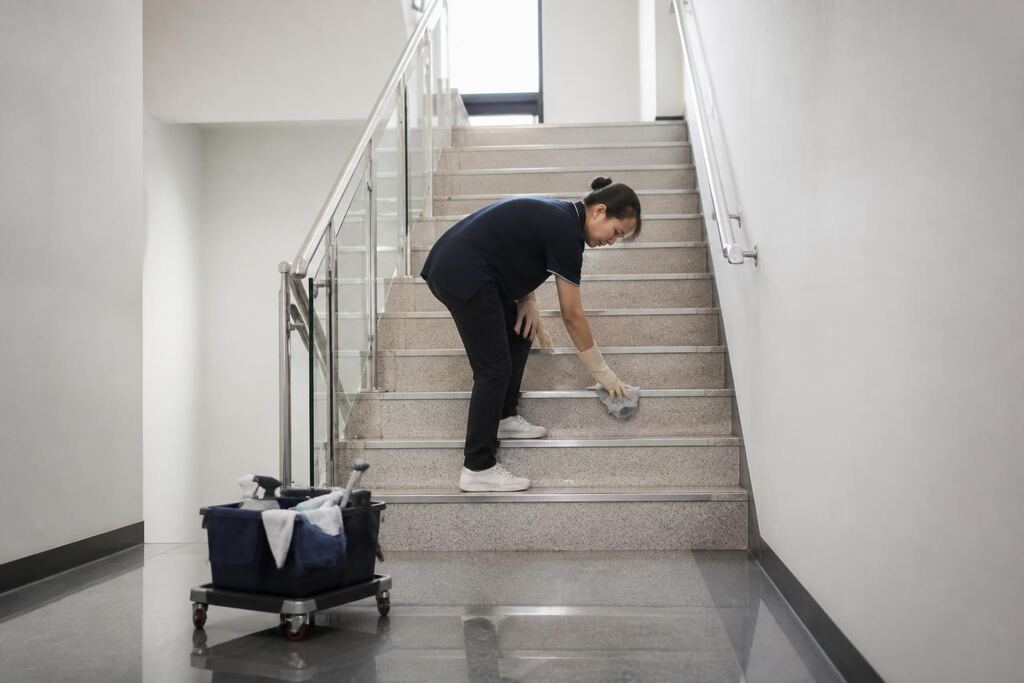 서울 광진구 계단청소 이미지