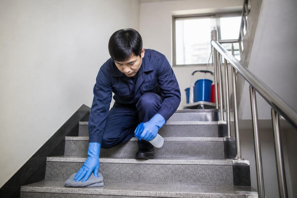 서울 강북구 계단청소 이미지