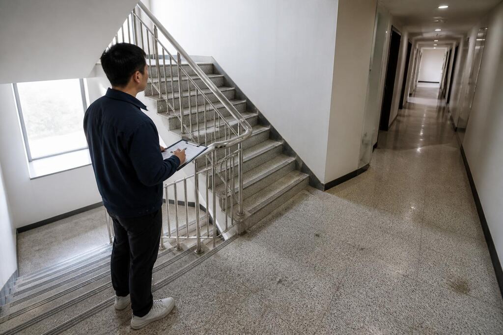 서울 노원구 계단청소 작업 범위와 현장 조건 이미지