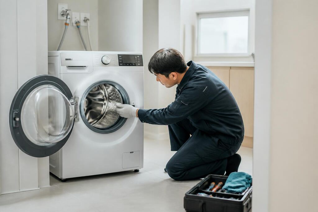 서울 성동구 세탁기청소 이미지