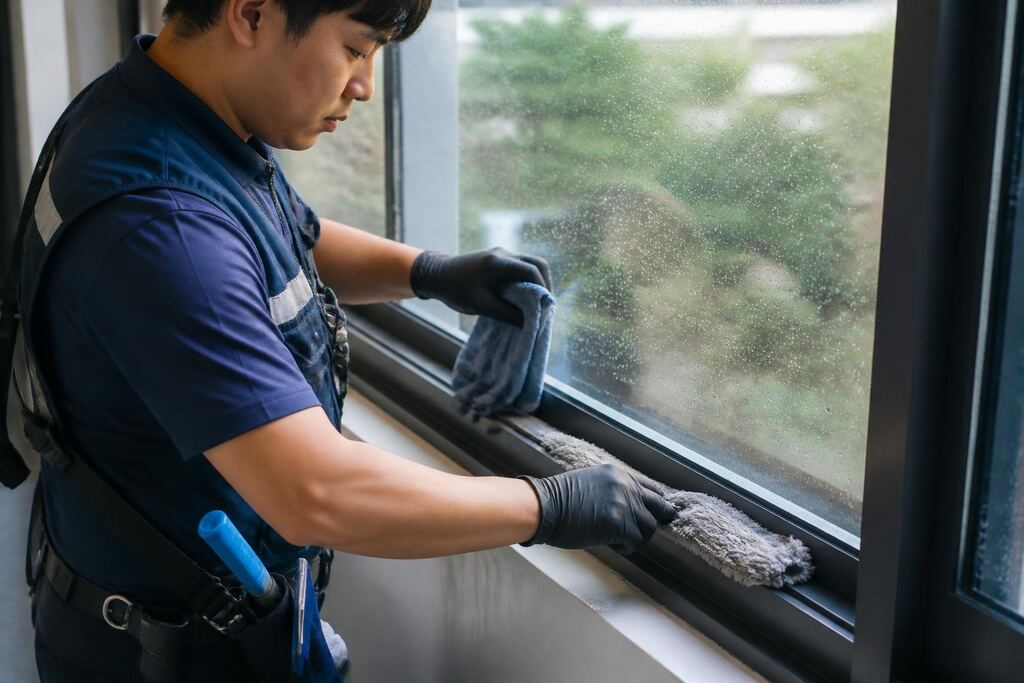 서울 강서구 유리창청소 작업 범위와 현장 조건 이미지