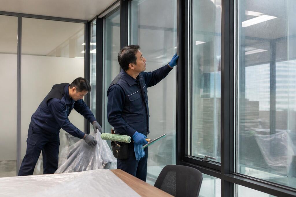 서울 관악구 유리창청소 작업 범위와 현장 조건 이미지