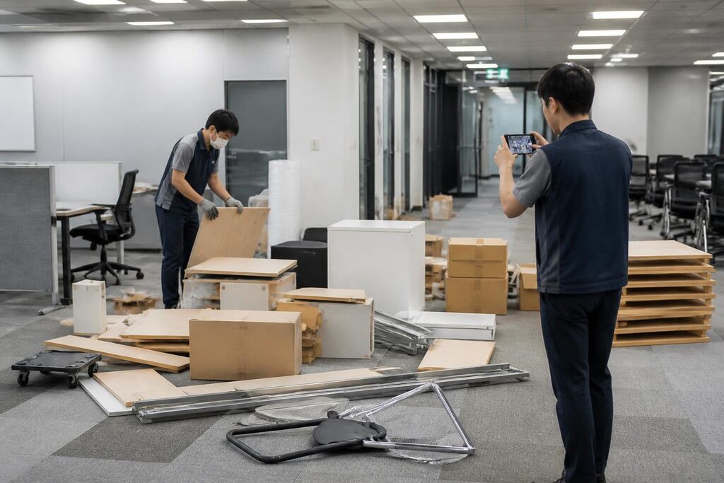 서울 구로구 대량 폐기물 처리 작업 범위와 현장 조건 이미지