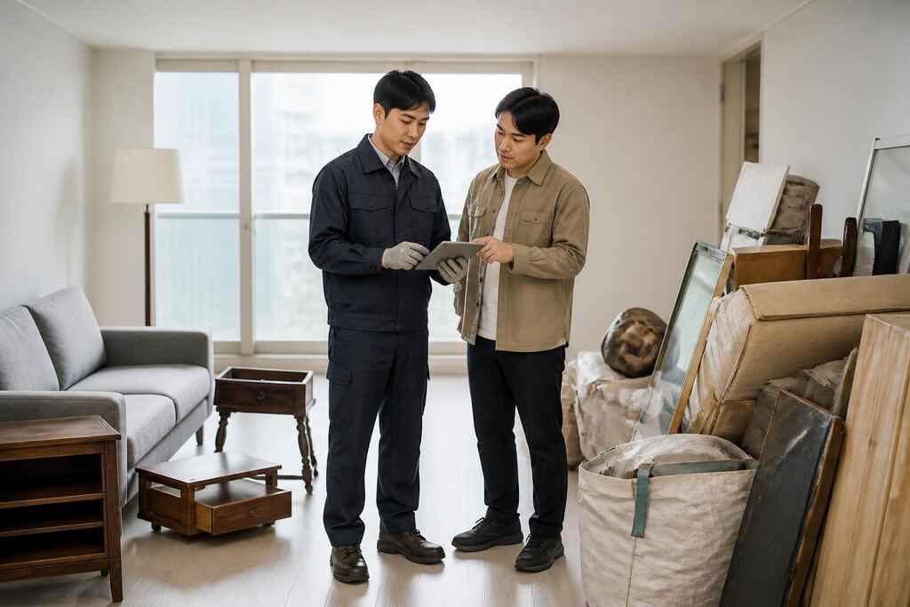 서울 금천구 대량 폐기물 처리 이미지