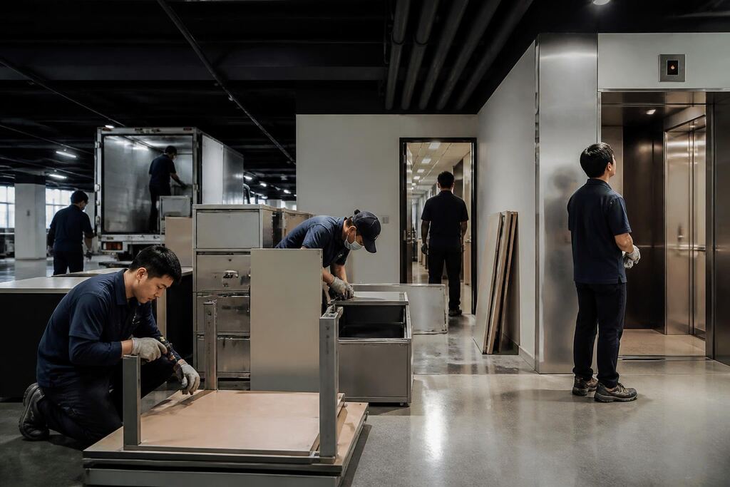 서울 성동구 사업장 폐기물 처리 작업 범위와 현장 조건 이미지