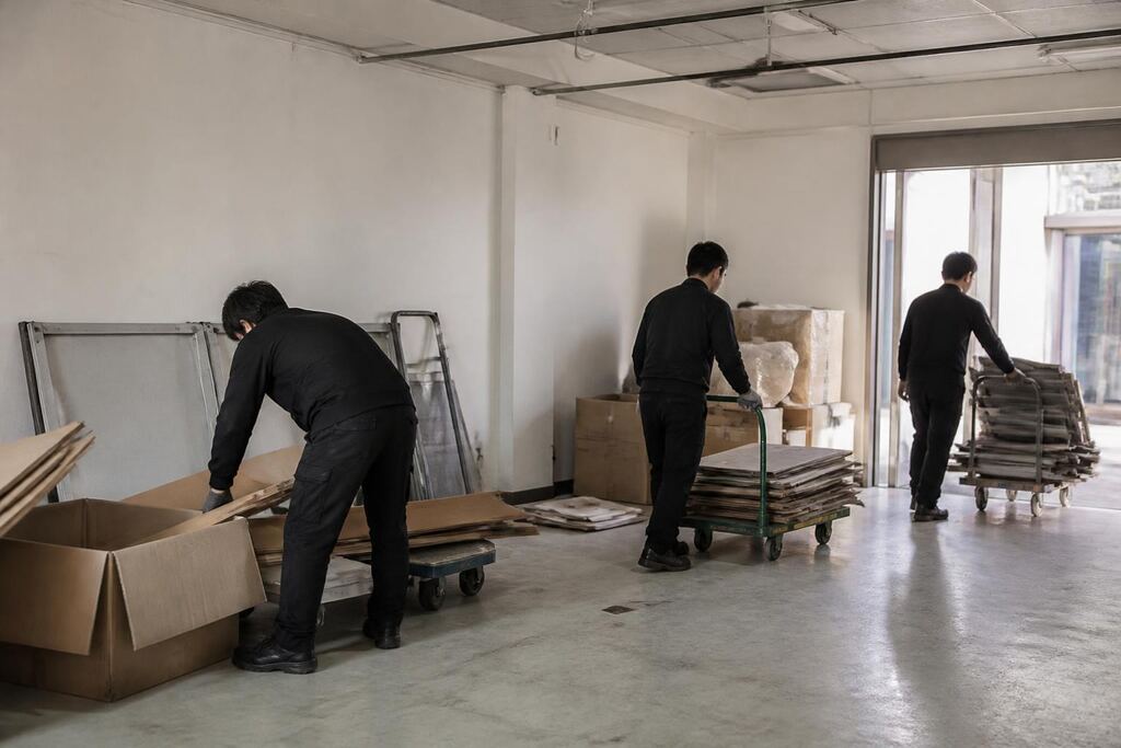 서울 양천구 사업장 폐기물 처리 작업 범위와 현장 조건 이미지