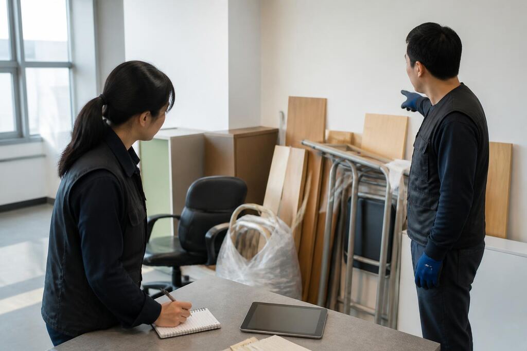 서울 중구 일반 폐기물 처리 작업 범위와 현장 조건 이미지