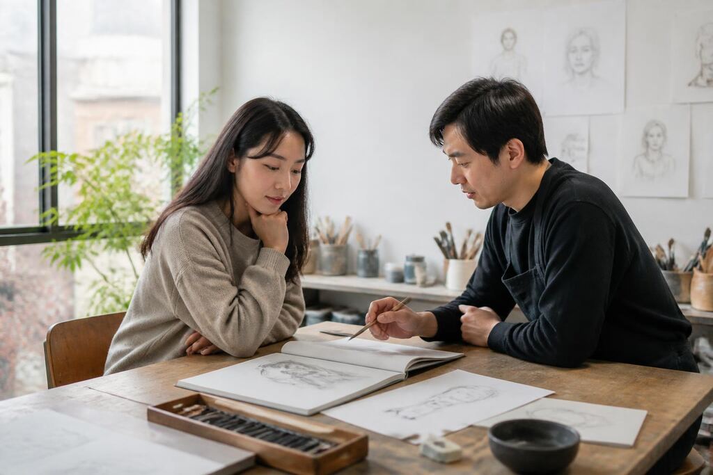 서울 중랑구 미술 레슨 이미지
