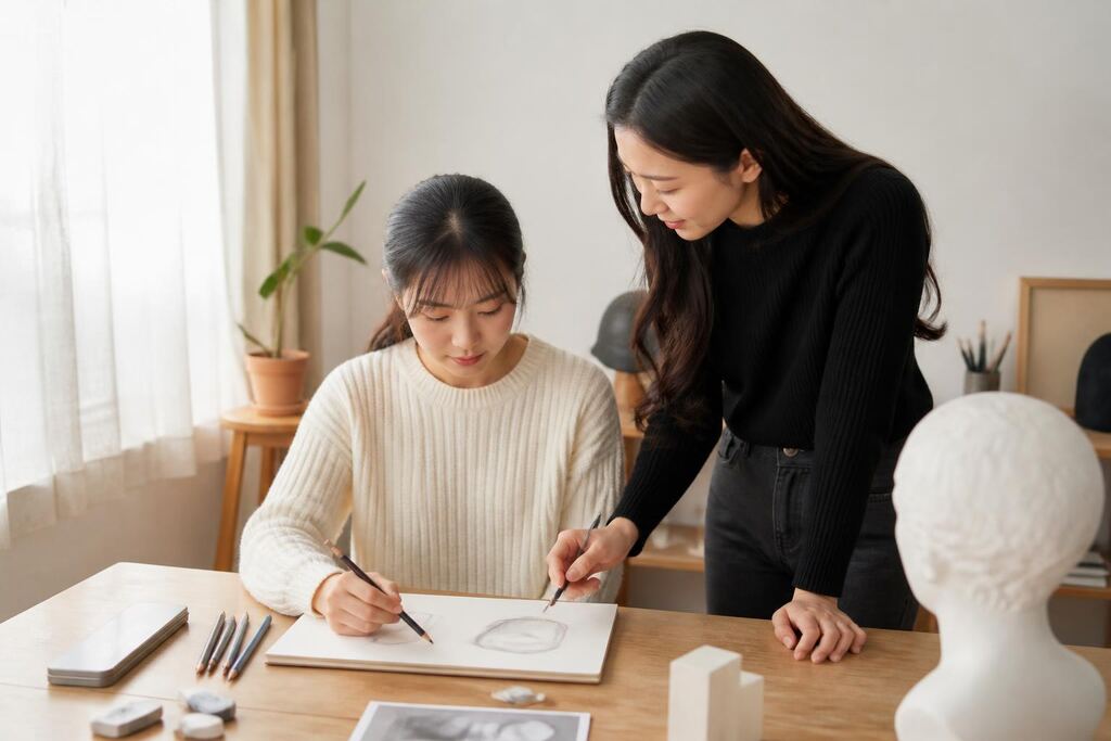 서울 강북구 미술 레슨 이미지