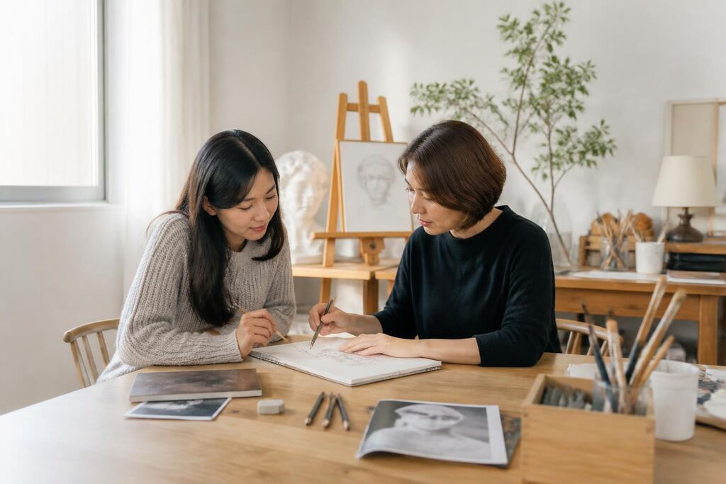 서울 도봉구 미술 레슨 이미지