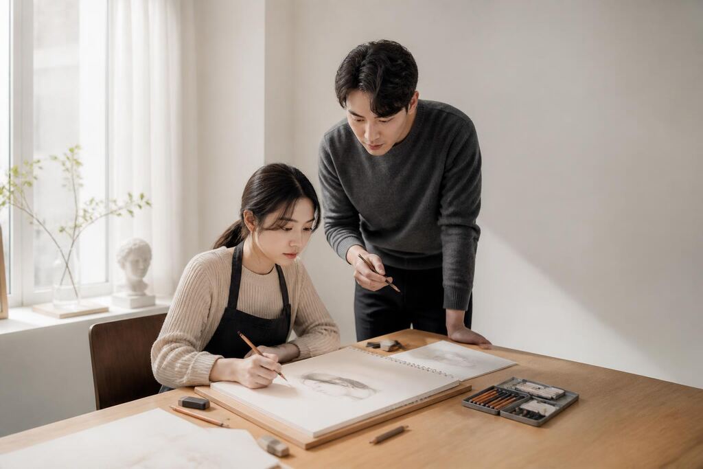 서울 은평구 미술 레슨 이미지
