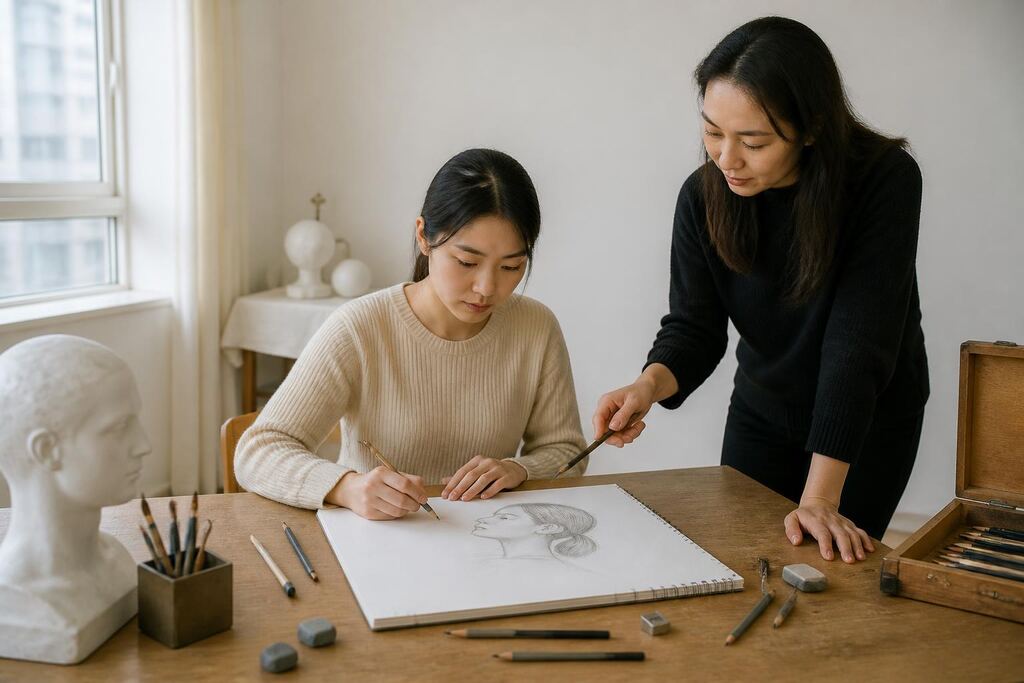 서울 구로구 미술 레슨 이미지
