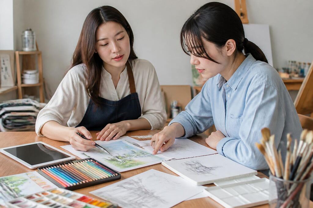 서울 관악구 미술 레슨 작업 범위와 현장 조건 이미지