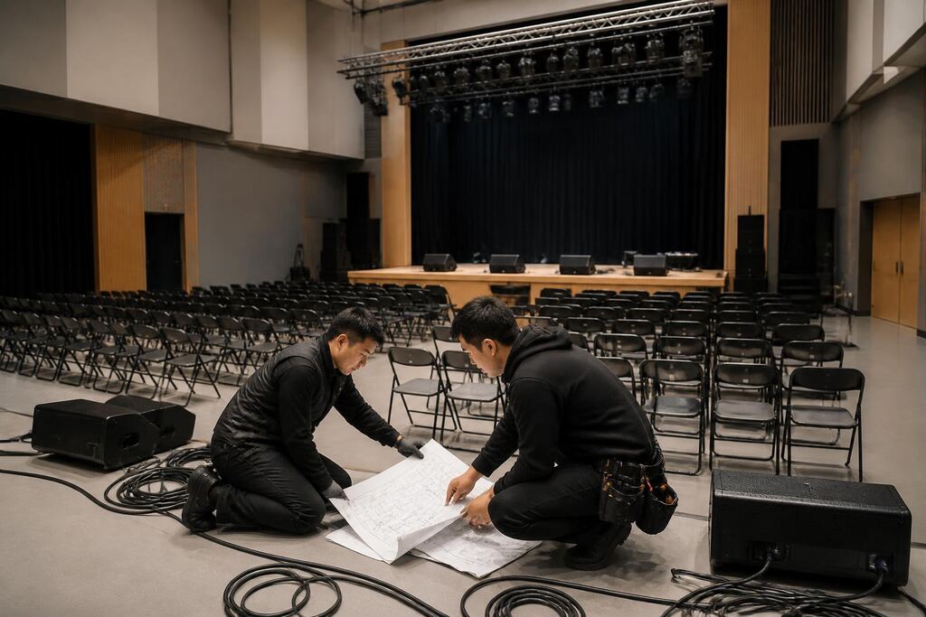 서울 관악구 행사 음향 작업 범위와 현장 조건 이미지