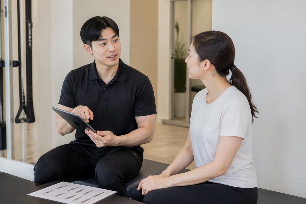 서울 용산구 자세·체형교정 운동 이미지