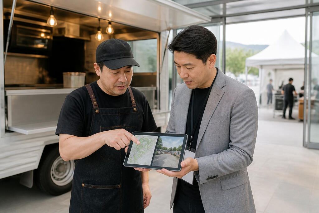 서울 용산구 푸드트럭 작업 범위와 현장 조건 이미지