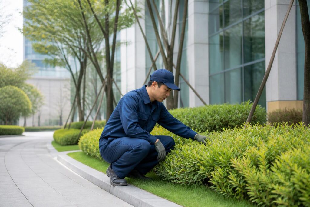 서울 성동구 건물 외부 녹지관리 이미지