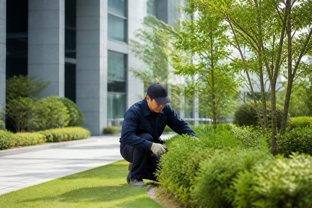 서울 용산구 사업장 조경 정기관리 이미지