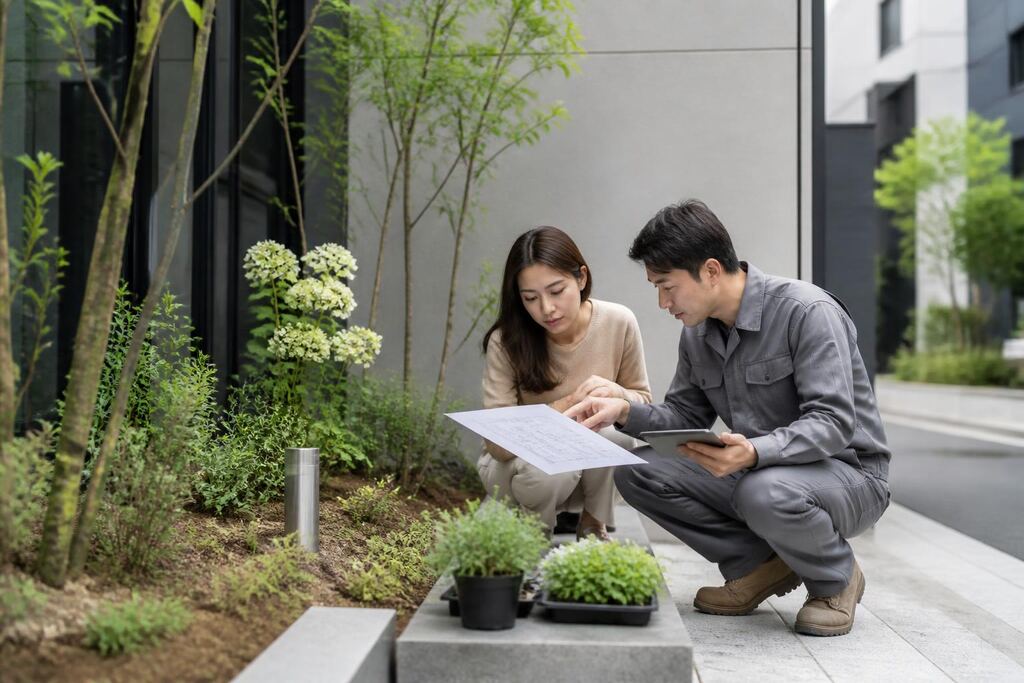 서울 용산구 화단 조성·관리 이미지