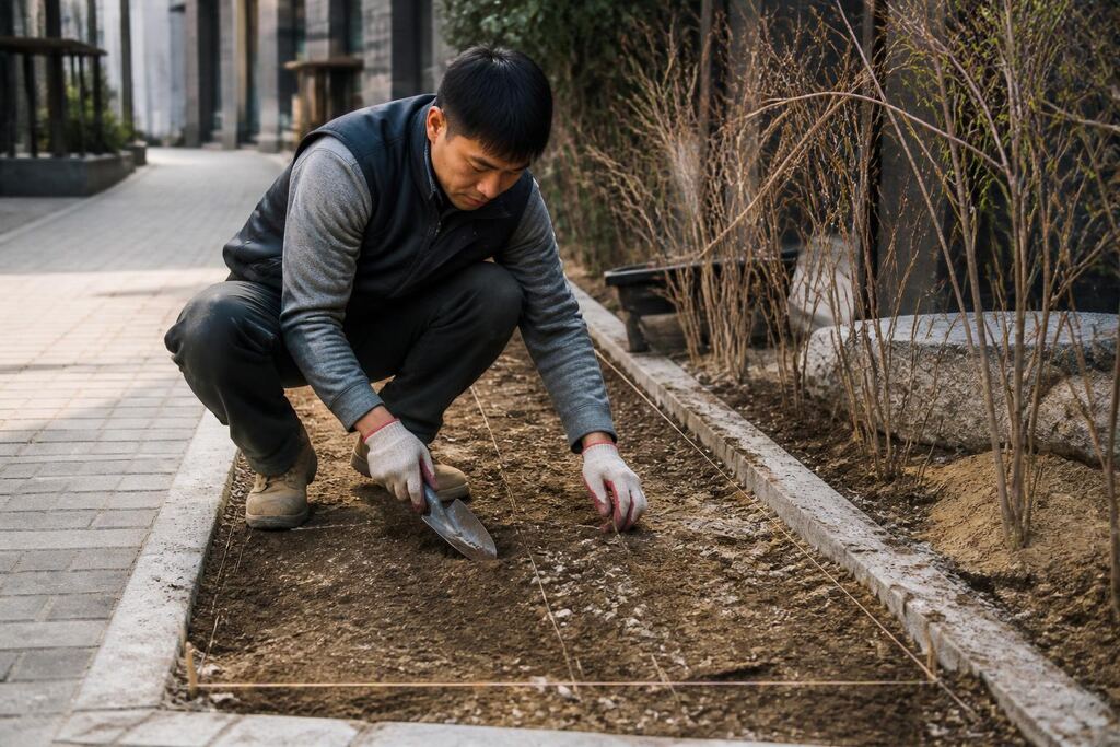 서울 성북구 화단 조성·관리 작업 범위와 현장 조건 이미지