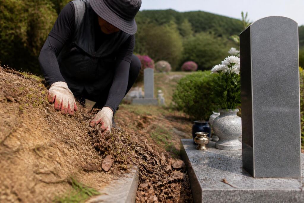 서울 용산구 묘지 주변 정리 작업 범위와 현장 조건 이미지