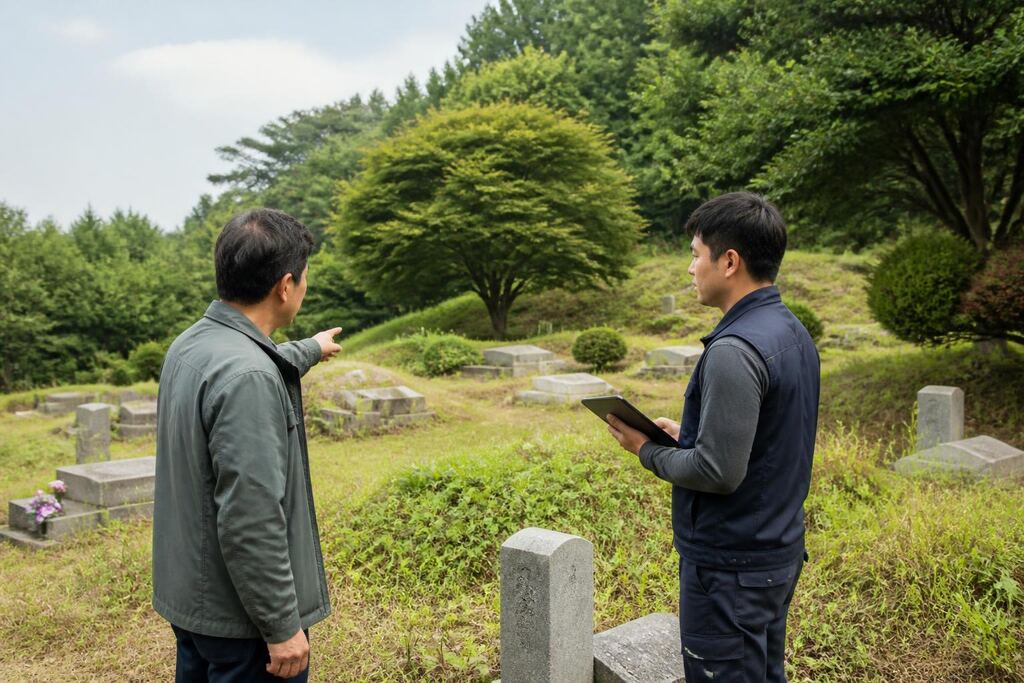 서울 구로구 묘지 주변 정리 이미지