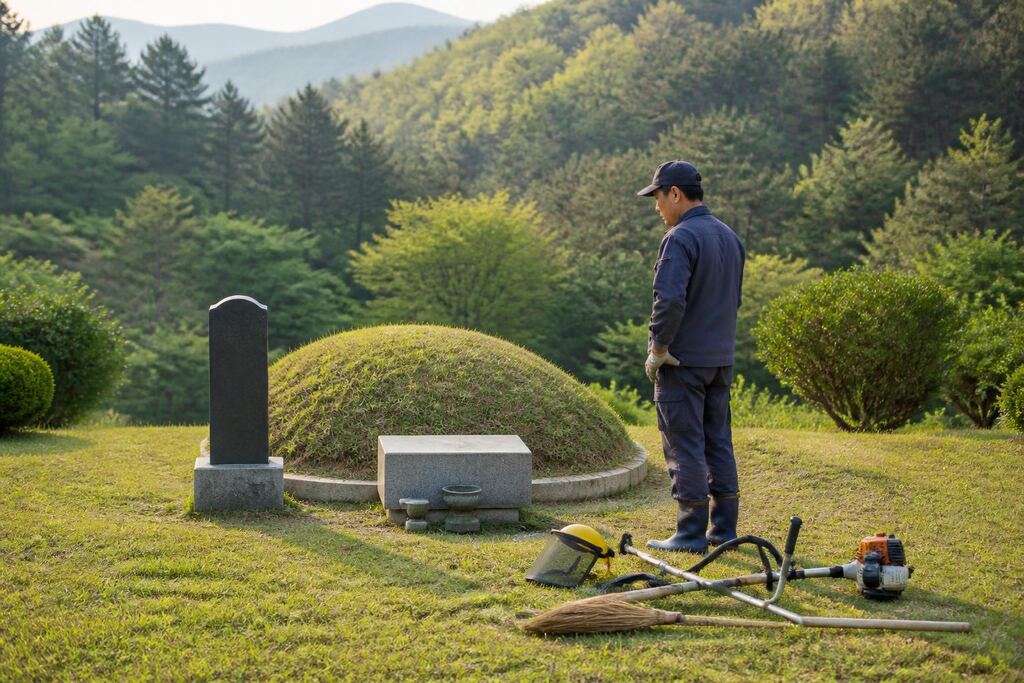 서울 중구 묘지 정기관리 이미지