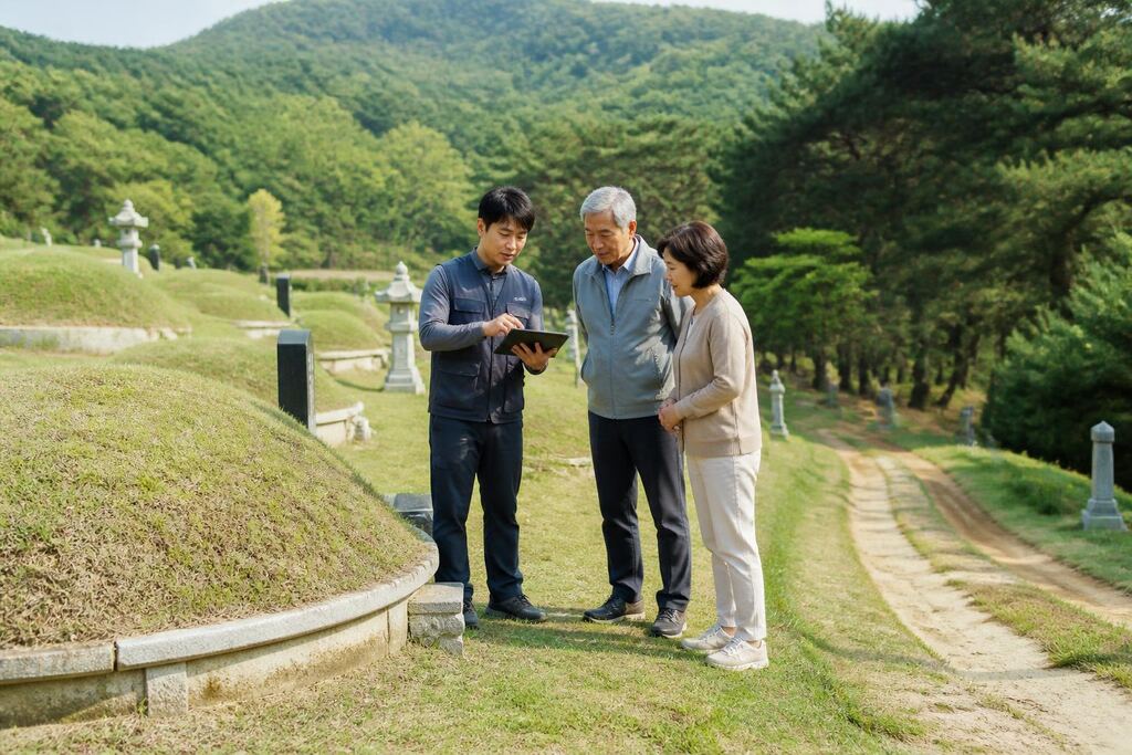 서울 강북구 묘지 정기관리 이미지