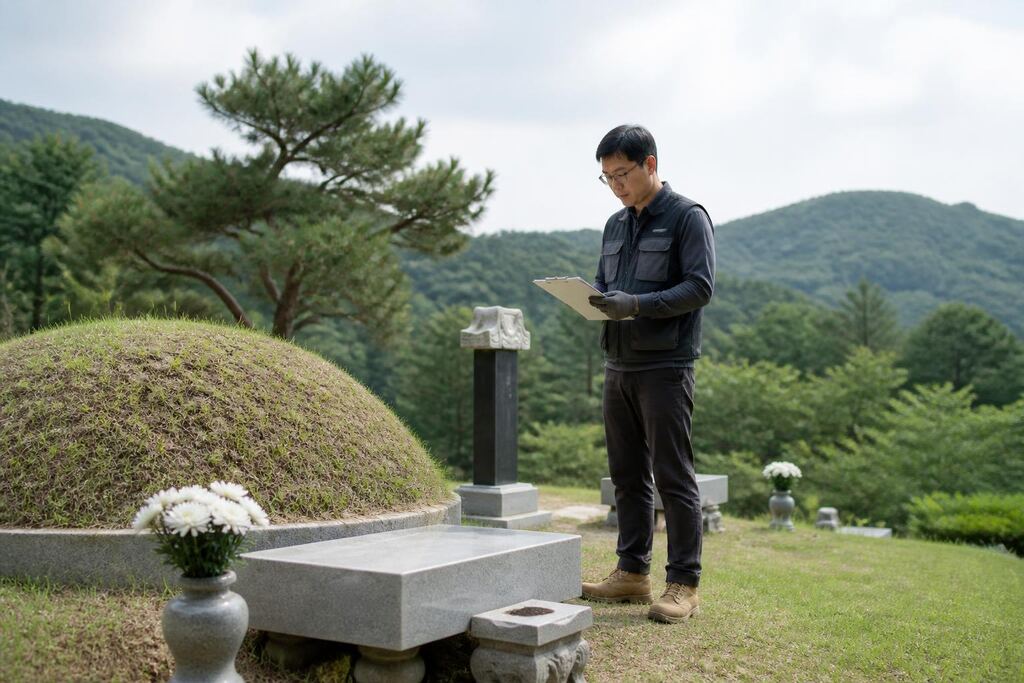 서울 마포구 묘지 정기관리 이미지