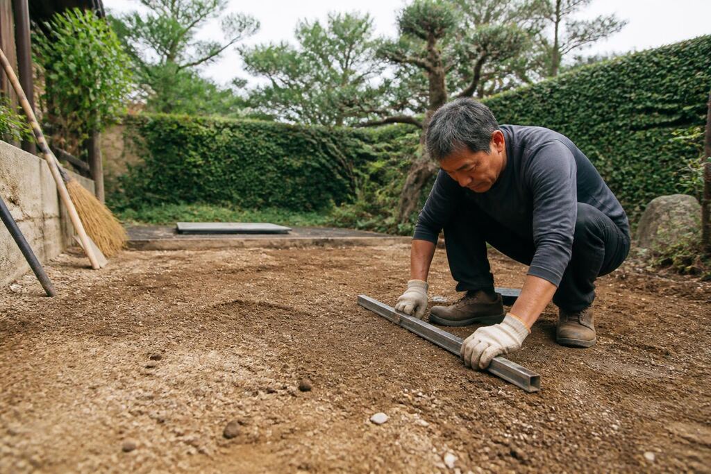 서울 중구 잔디 조성공사 작업 범위와 현장 조건 이미지