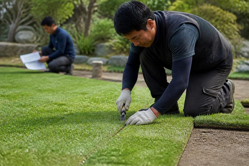 서울 서대문구 잔디 조성공사 비용과 업체 비교 정보 이미지